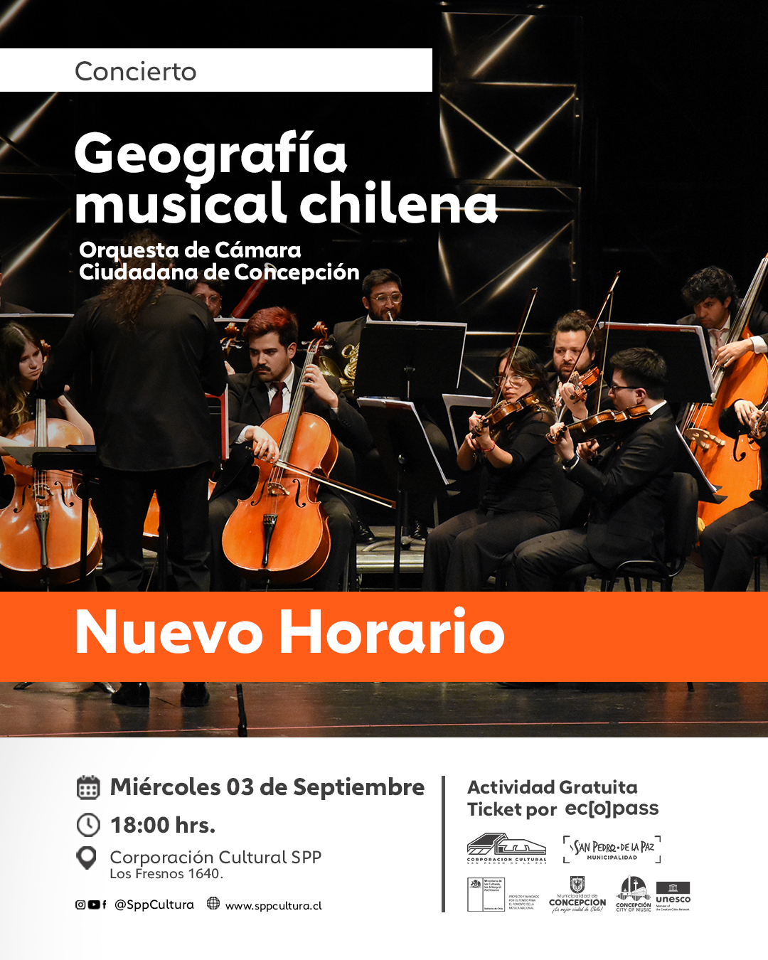 Concierto “Geografía Musical Chilena” llega a San Pedro de la Paz